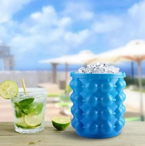 Silicone Ice Cube Maker Bucket